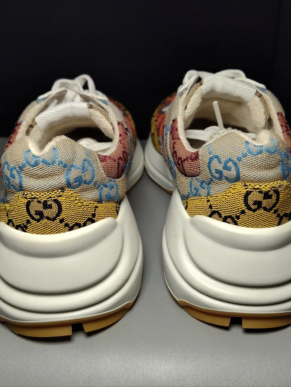 Size 7 - Gucci Rhyton GG Monogram - Multi-Color W